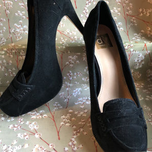 Dolce Vita Black Suede Pumps, Sz 9